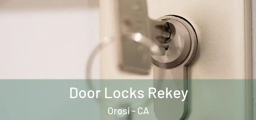 Door Locks Rekey Orosi - CA