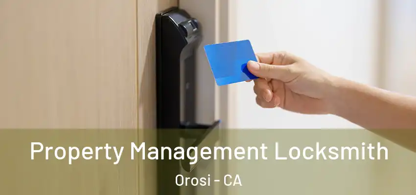 Property Management Locksmith Orosi - CA