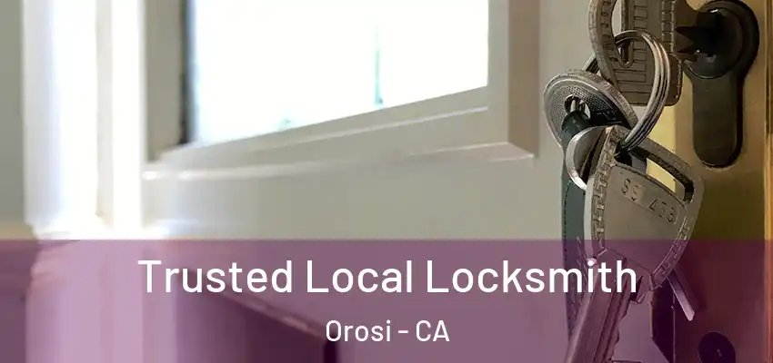 Trusted Local Locksmith Orosi - CA